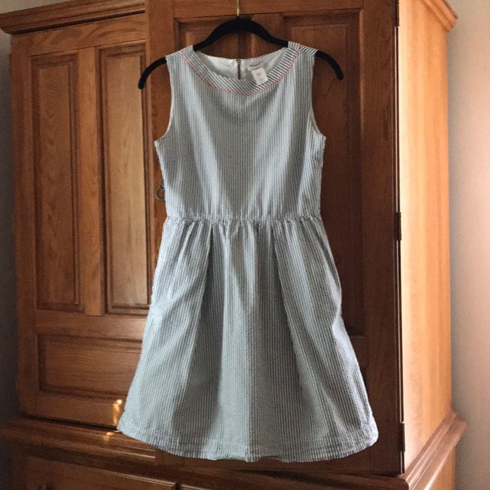 Crewcuts seersucker dress.  Mint condition